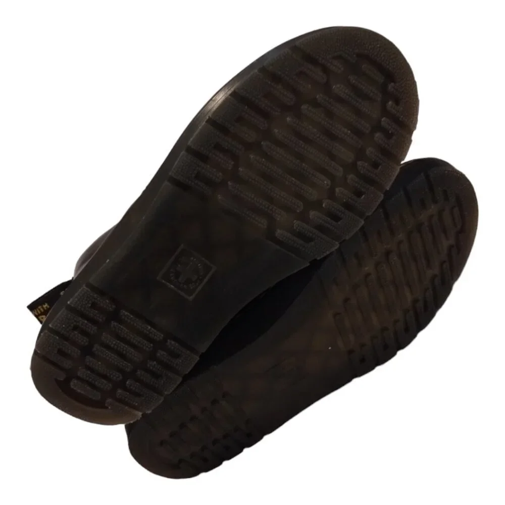 Dr. Martens Kids ZAVALA J Ankle Boots Size US2 EU33‎ Black Leather Lace Up